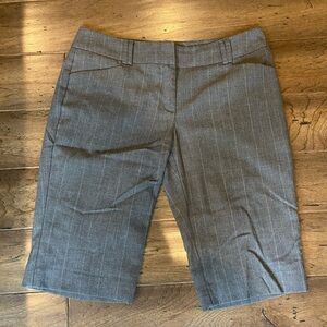 New York & Company Charcoal Stretch Shorts